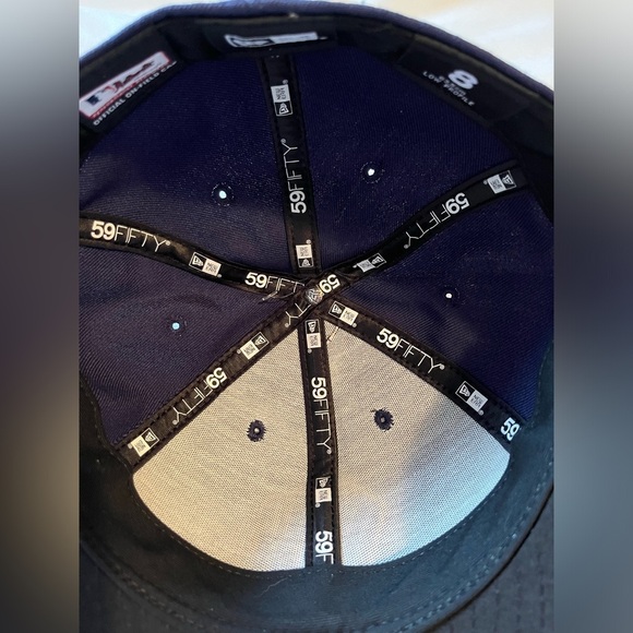 Milwaukee Brewers New Era 59 Fifty Contoured Crown Curved Visor Hat NWT - Picture 9 of 12